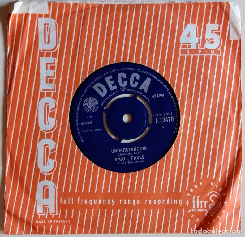 Discos de vinilo: Small Faces. Understanding/ All or nothing. Decca, UK 1966 single - Foto 1