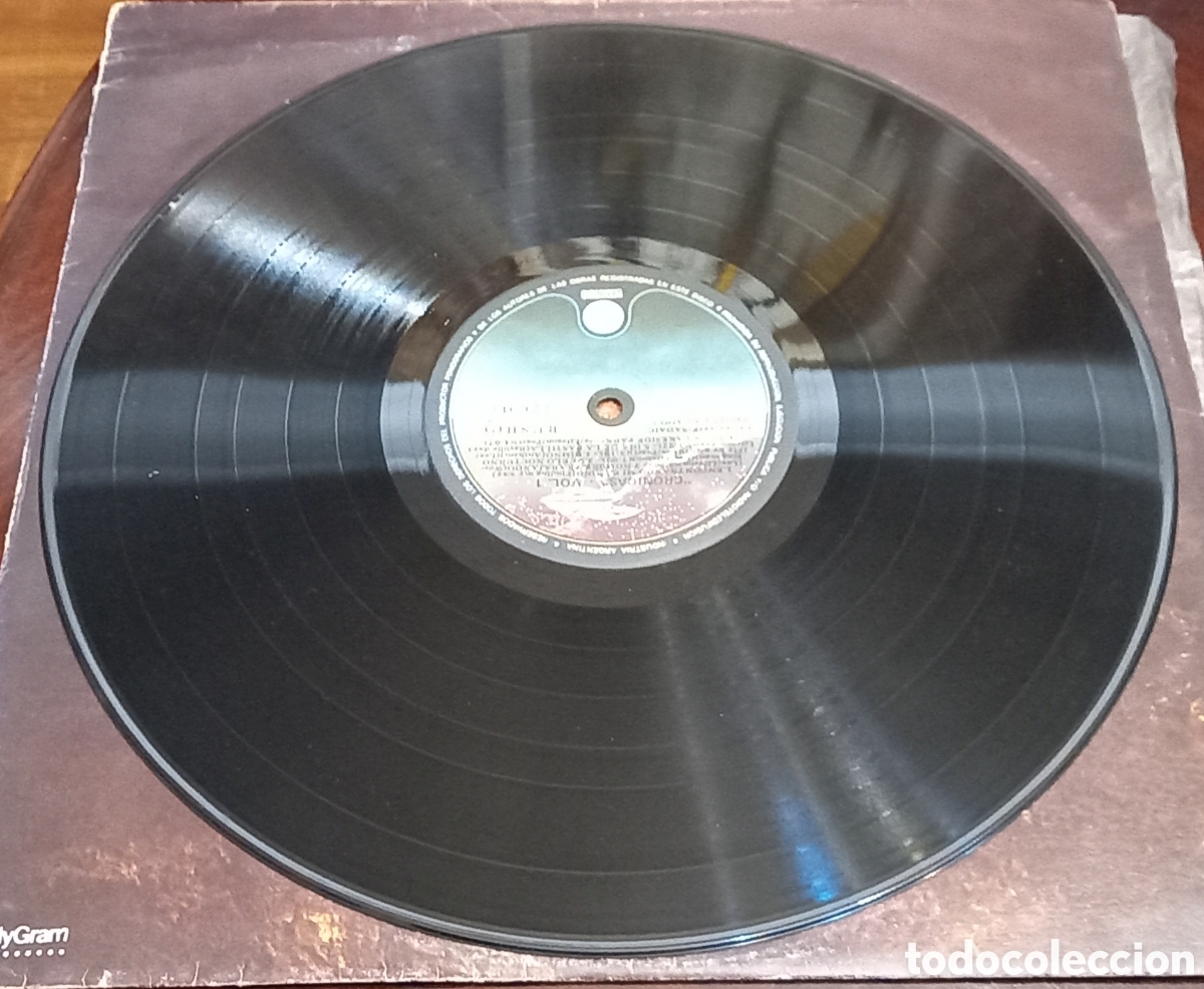 Discos de vinilo: Disco de vinilo retro &rdquo;Rush&rdquo; Cr&oacute;nicas I (Chronicles) 1990 - Foto 3