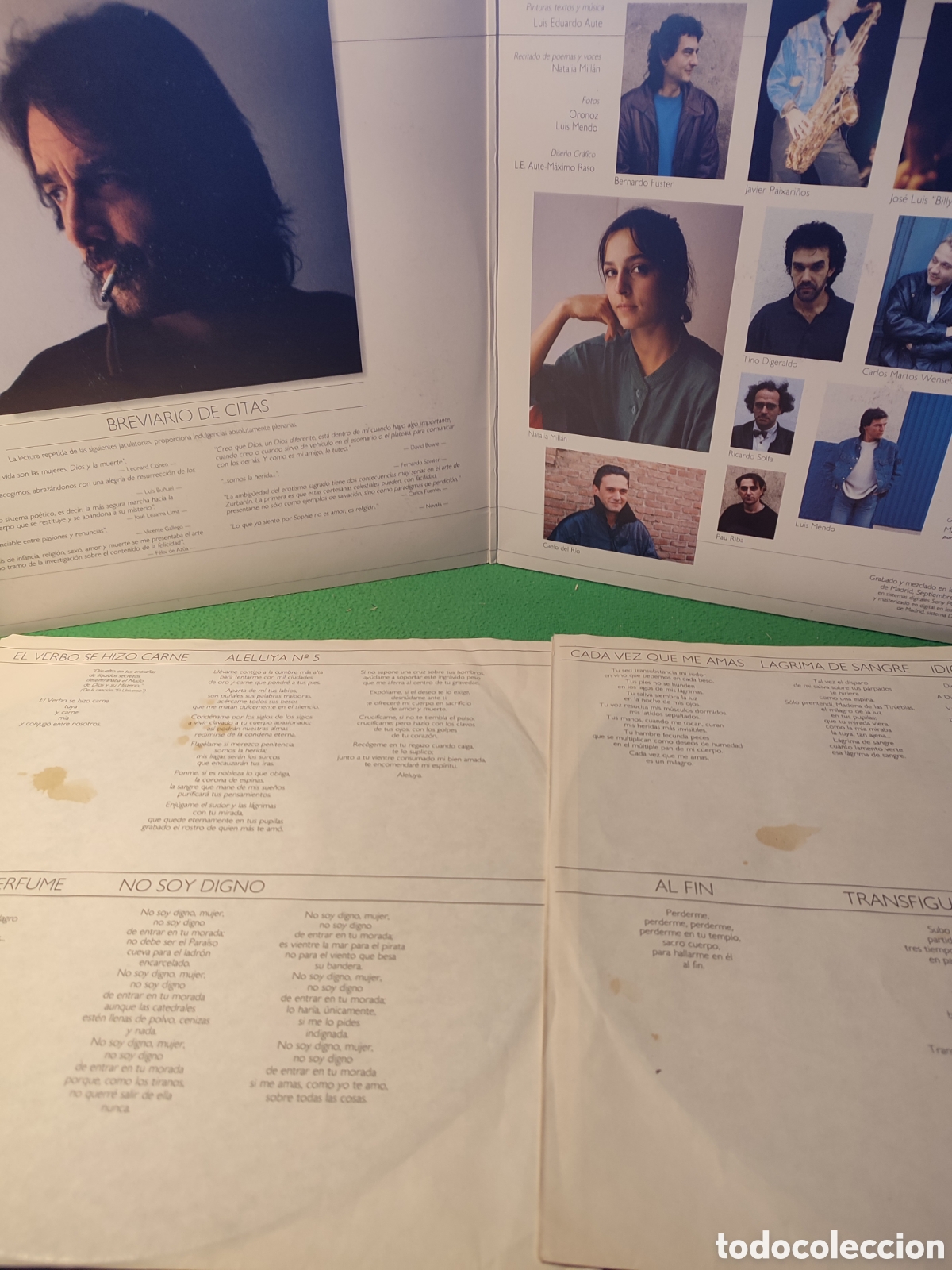 Discos de vinilo: Luis Eduardo Aute - Templo 2 Lps - Foto 2