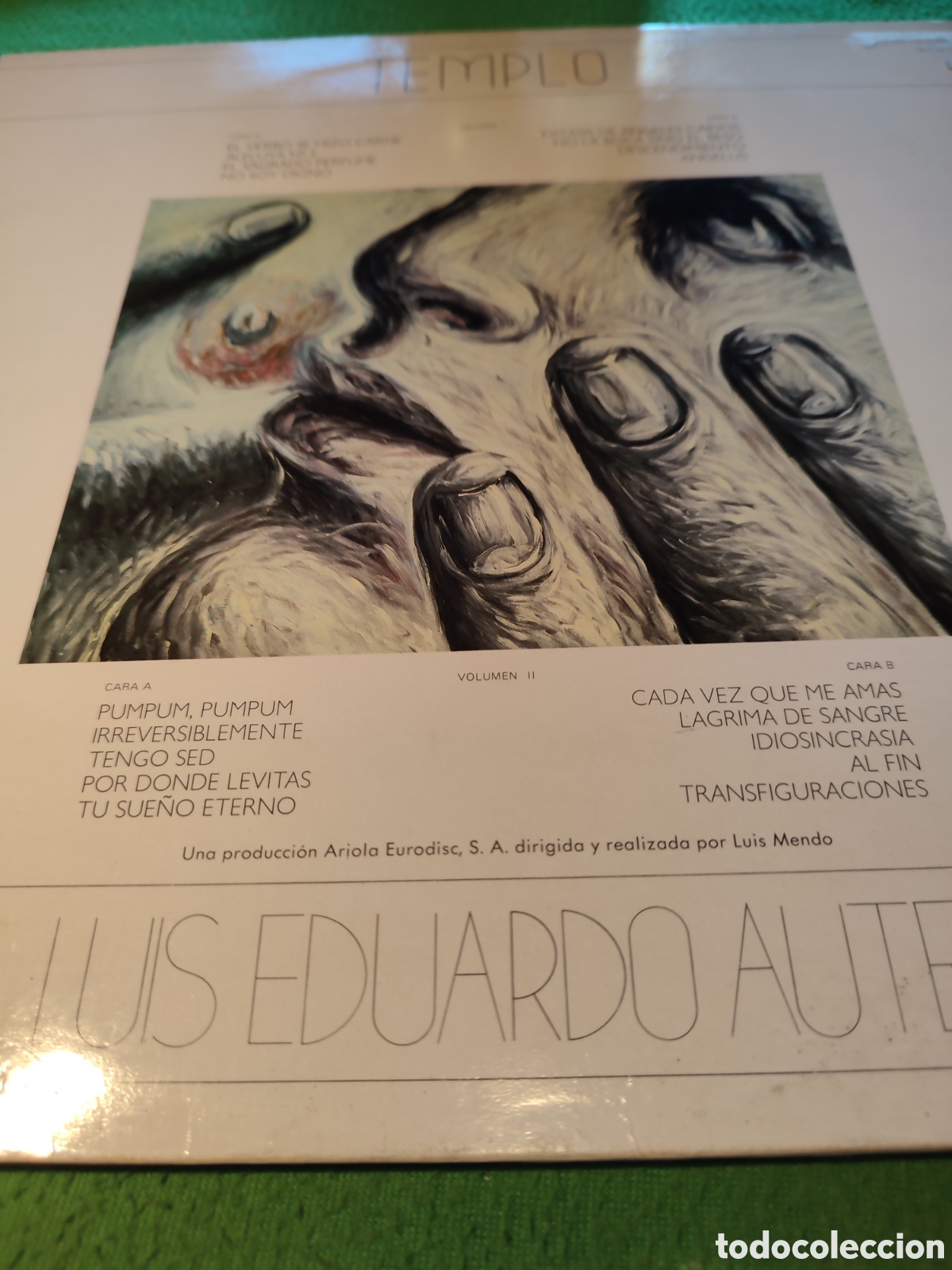 Discos de vinilo: Luis Eduardo Aute - Templo 2 Lps - Foto 4