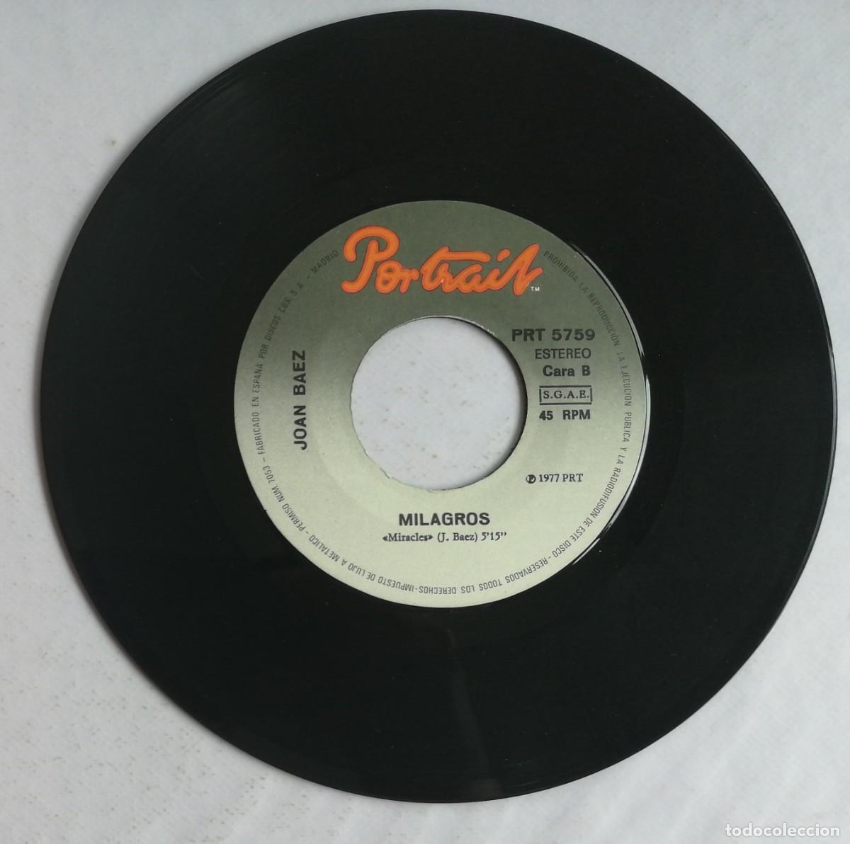 Discos de vinilo: Joan Baez, Time Rag, Portrait PRT 5759 - Foto 3