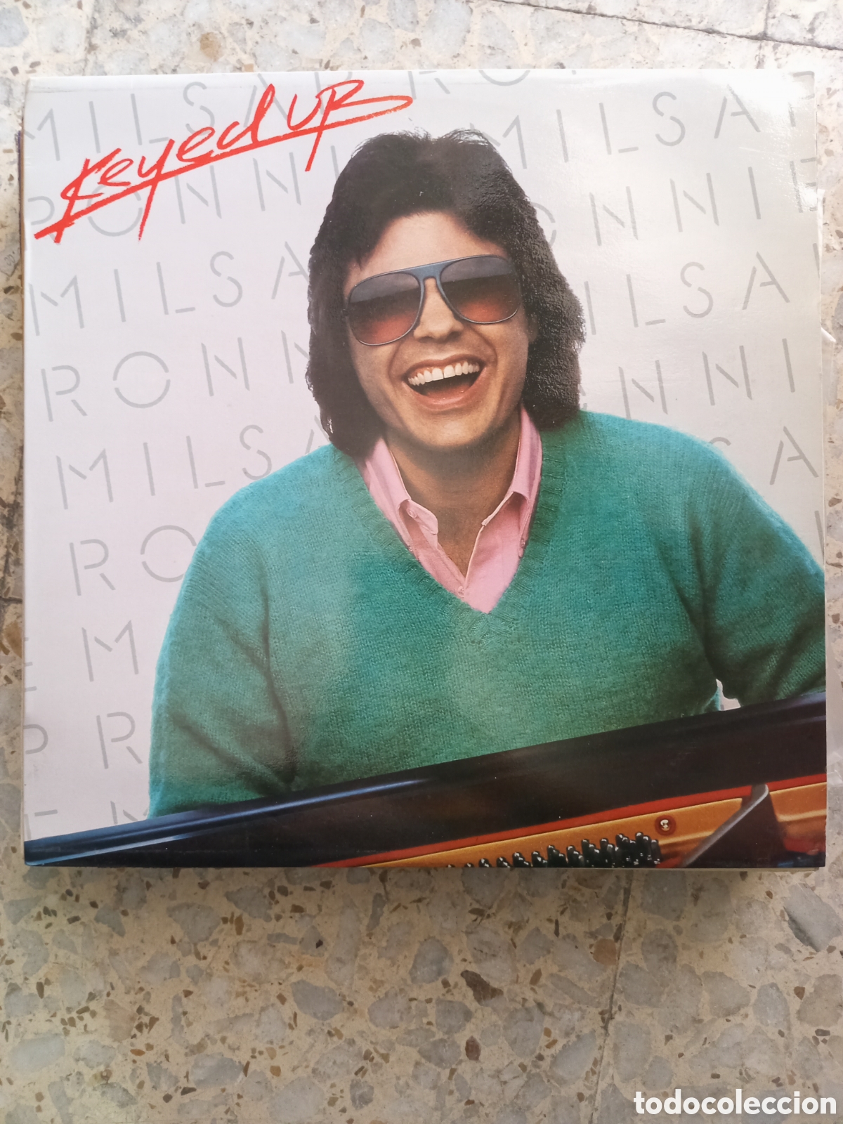 Discos de vinilo: LP RONNIE MILSAP KEYED UP 1983 ESPA&Ntilde;A - Foto 1