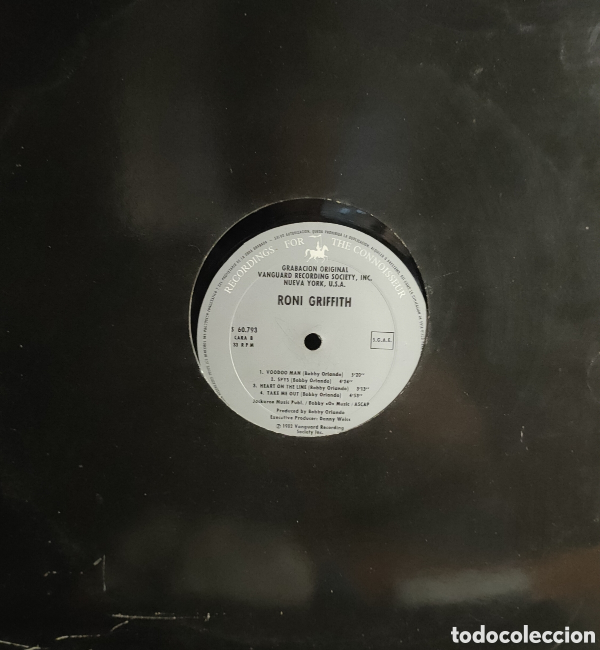 Discos de vinilo: Roni Griffith &ndash; Roni Griffith ..1982 Spain original LP disco de vinilo - Foto 2