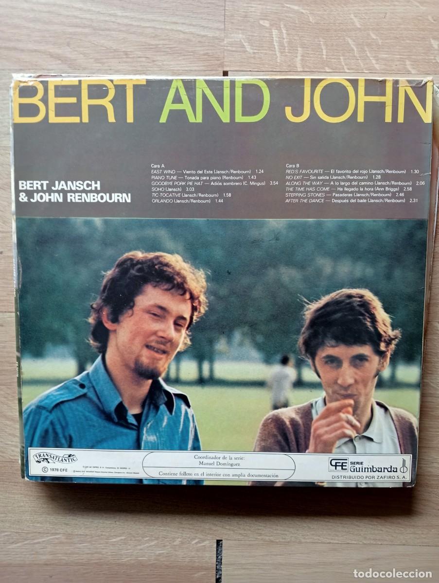 Discos de vinilo: Bert Jansch & John Renbourn - Bert And John LP 1978 - Foto 2