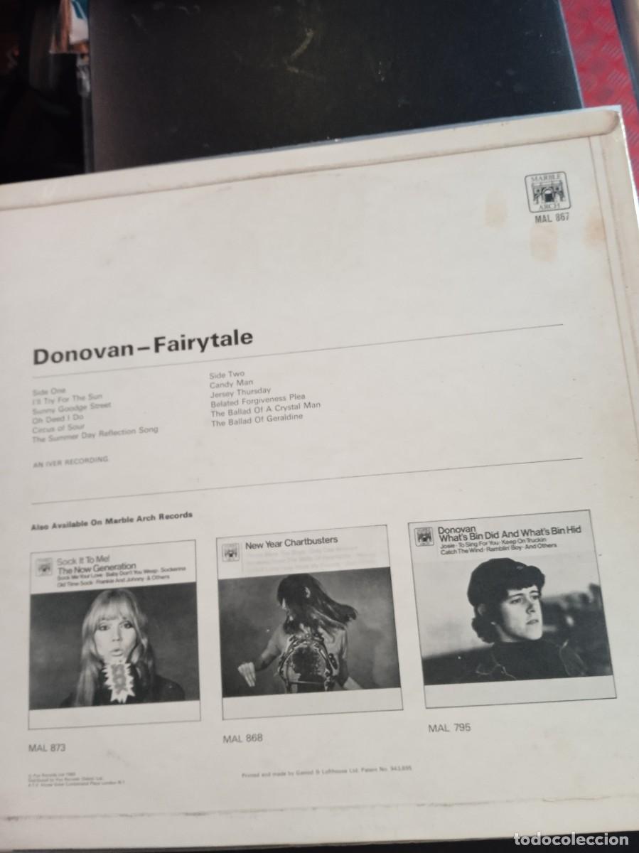 Discos de vinilo: DONOVAN- FAIRYTALE. EDICI&Oacute;N MARBLE ARCH. - Foto 2