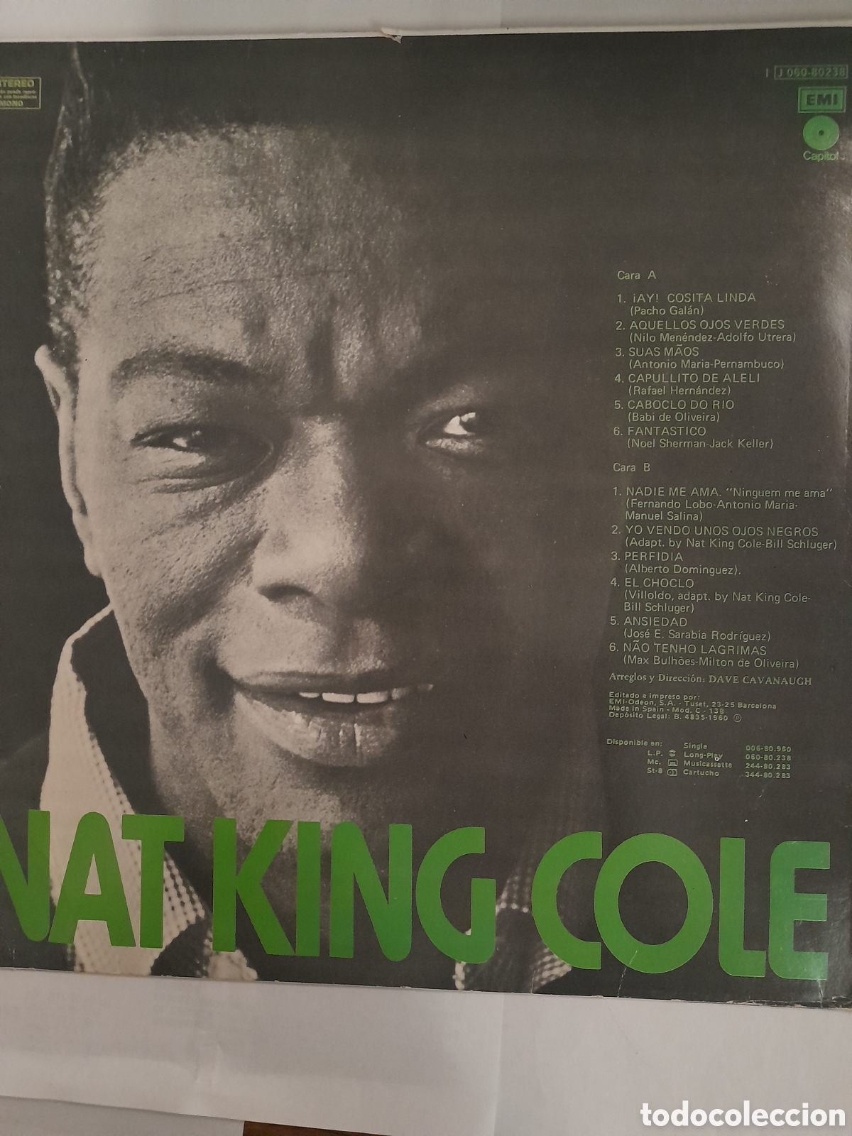 Discos de vinilo: NAT KING KOLE. Ansiedad. - Foto 2