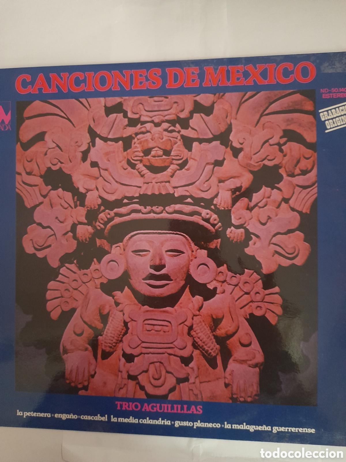 Vinyl records: TRIO AGUILILLAS. CANCIONES DE M&Eacute;XICO.