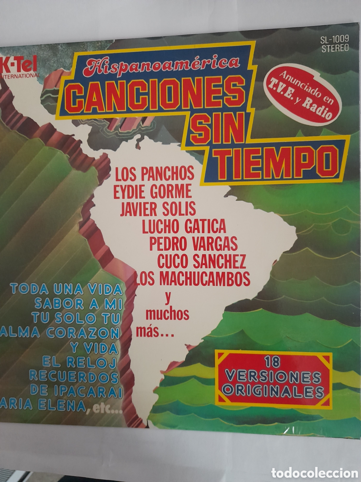 Vinyl records: Hispanoamer&iacute;ca. Canciones sin Tiempo.