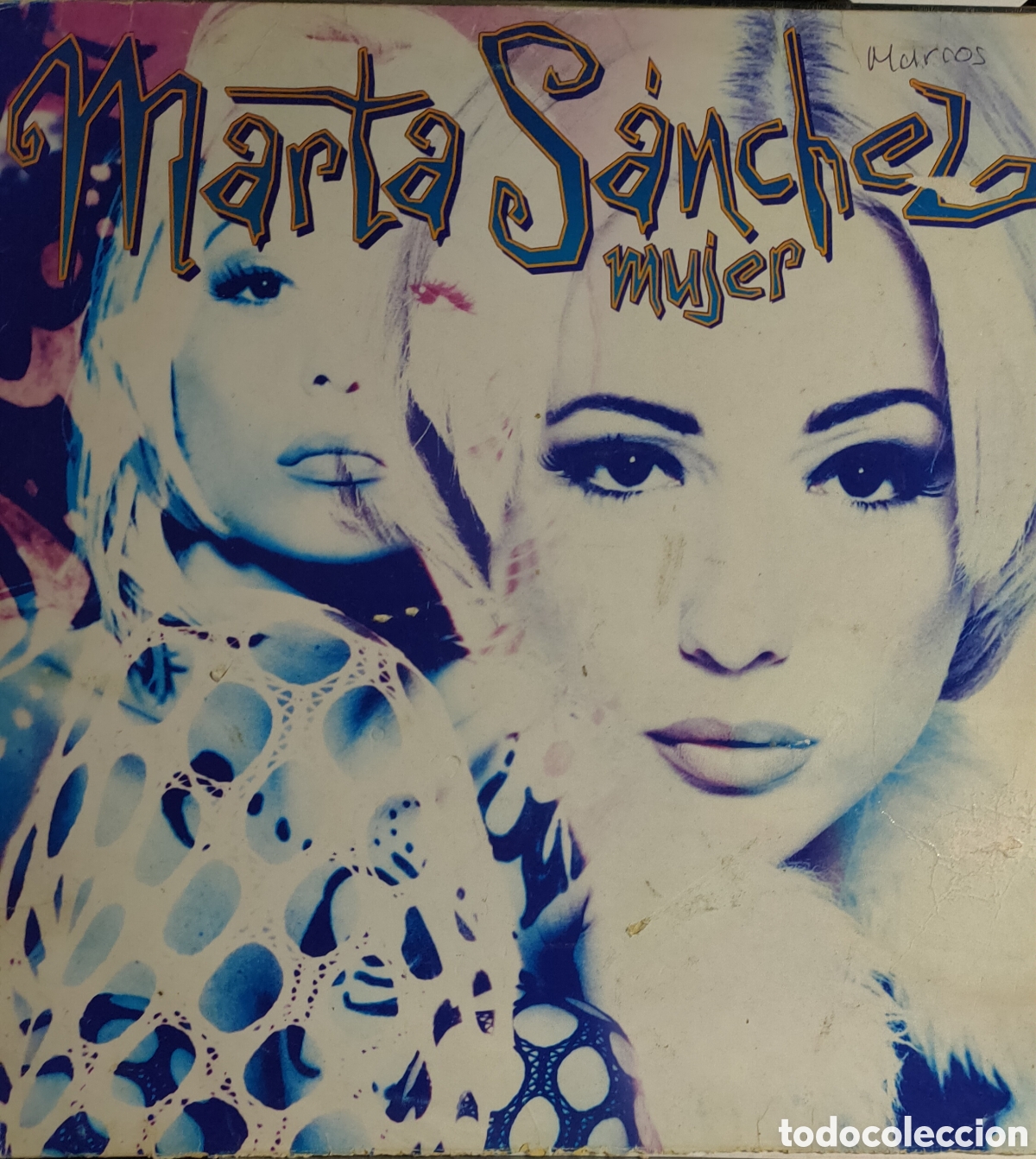 Discos de vinilo: Marta S&aacute;nchez &ndash; Mujer ..1993 original Spain LP disco de vinilo - Foto 1
