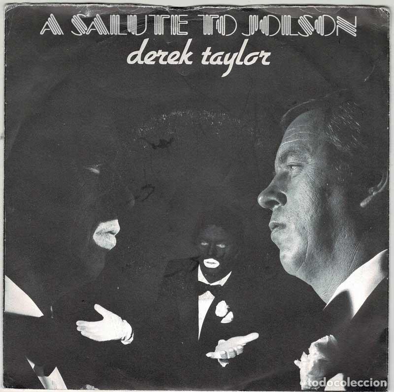 Discos de vinilo: Derek Taylor - A Salute to Jolson / Back on the Silver Screen. Single - Foto 1