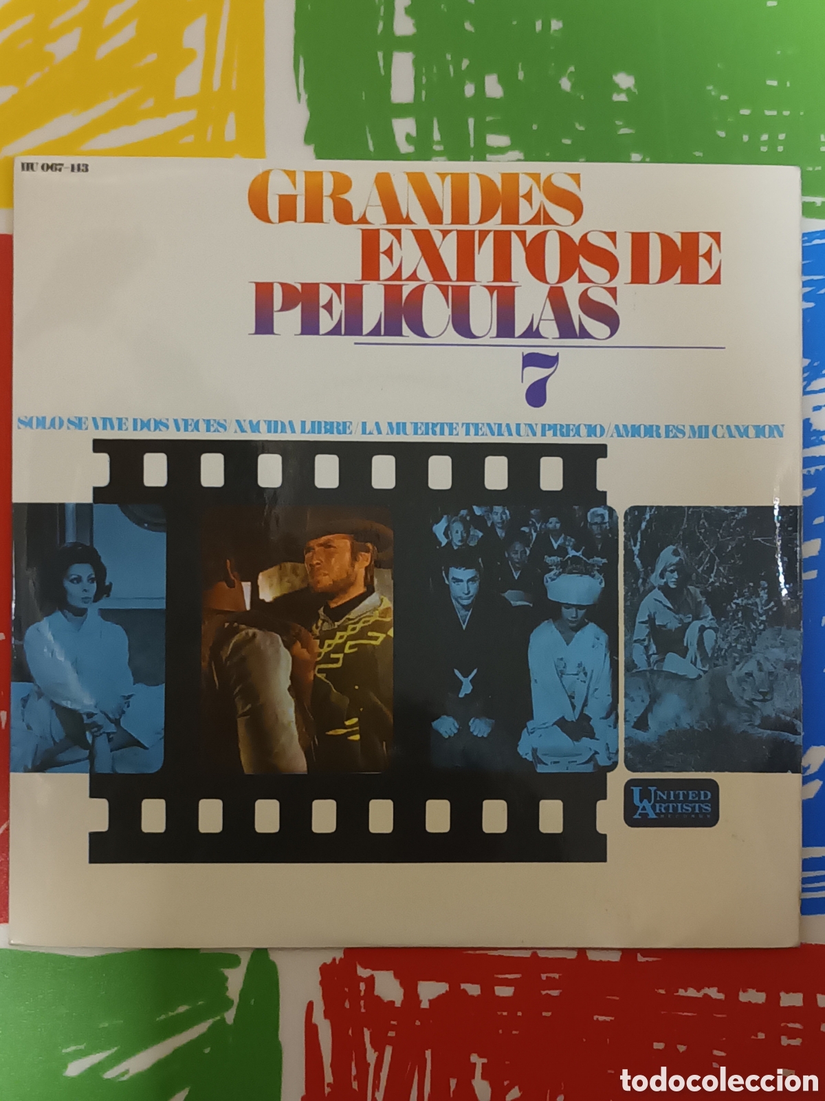 Discos de vinilo: Grandes temas de peliculas n7 - Foto 1
