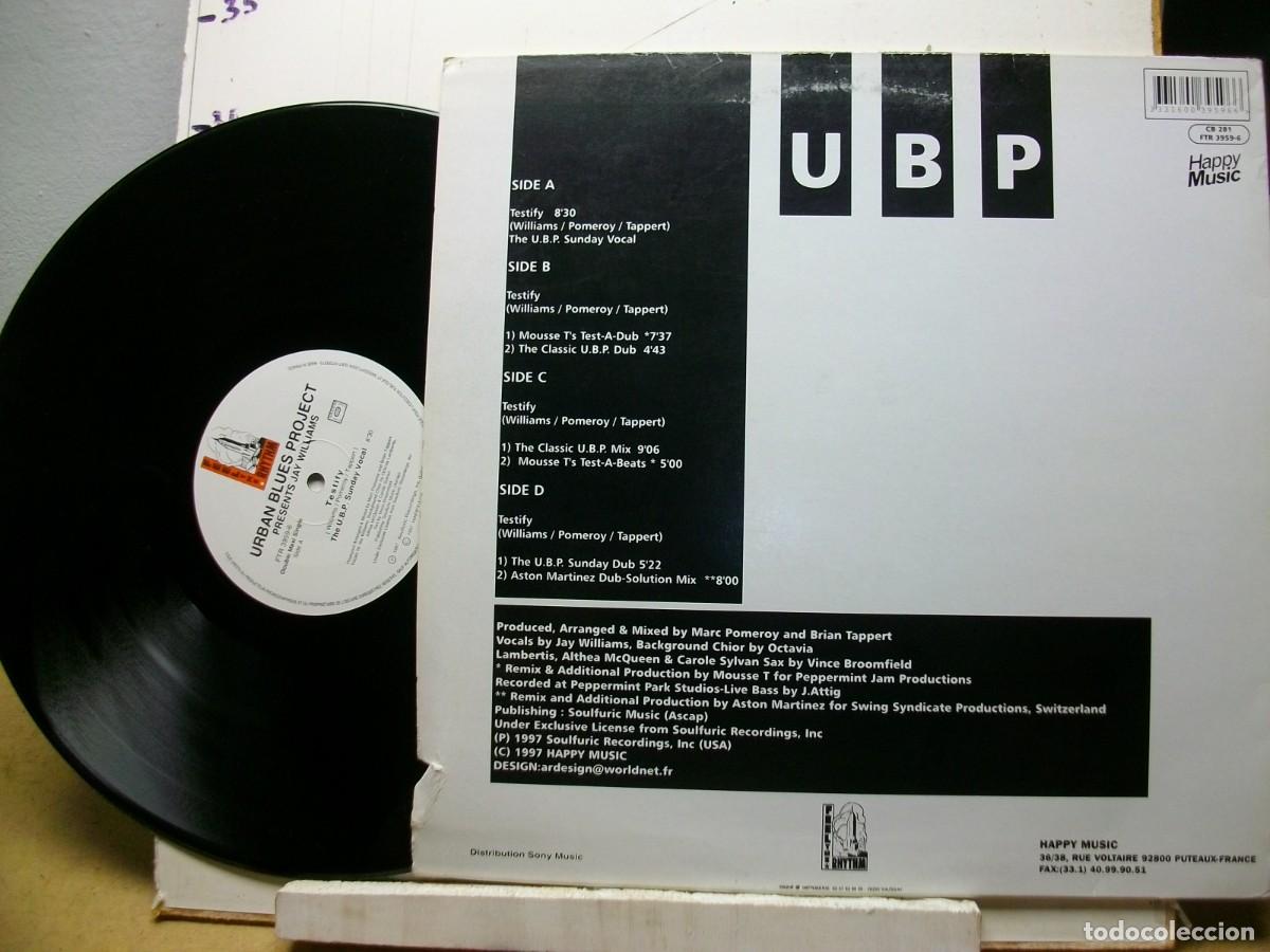 Discos de vinilo: Urban Blues Project &ndash; Testify MAXI 45 RPM - Foto 2