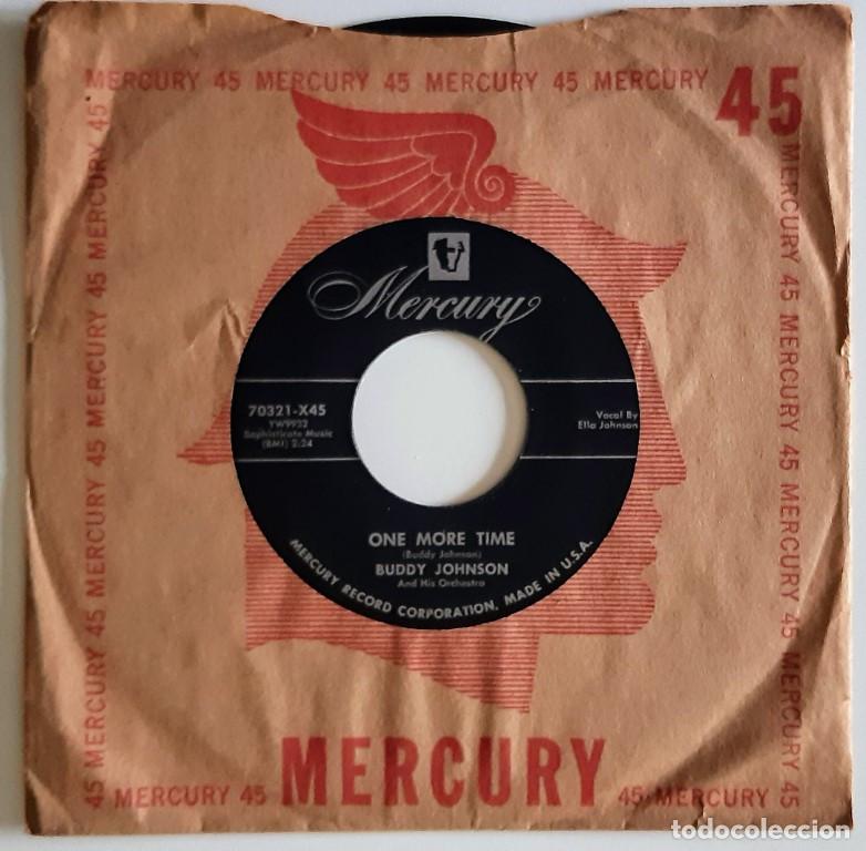 Discos de vinilo: Buddy Johnson. Mush Mouth/ One more time. Mercury, USA 1954 single - Foto 1