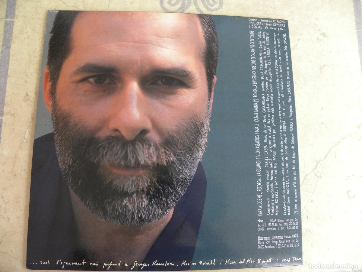 Discos de vinilo: JOSEP TERO -RAVAL -LP 1990 - Foto 2