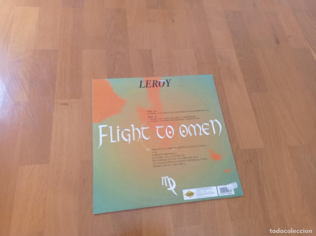 Discos de vinilo: Leroy -flight to omen.maxi - Foto 2