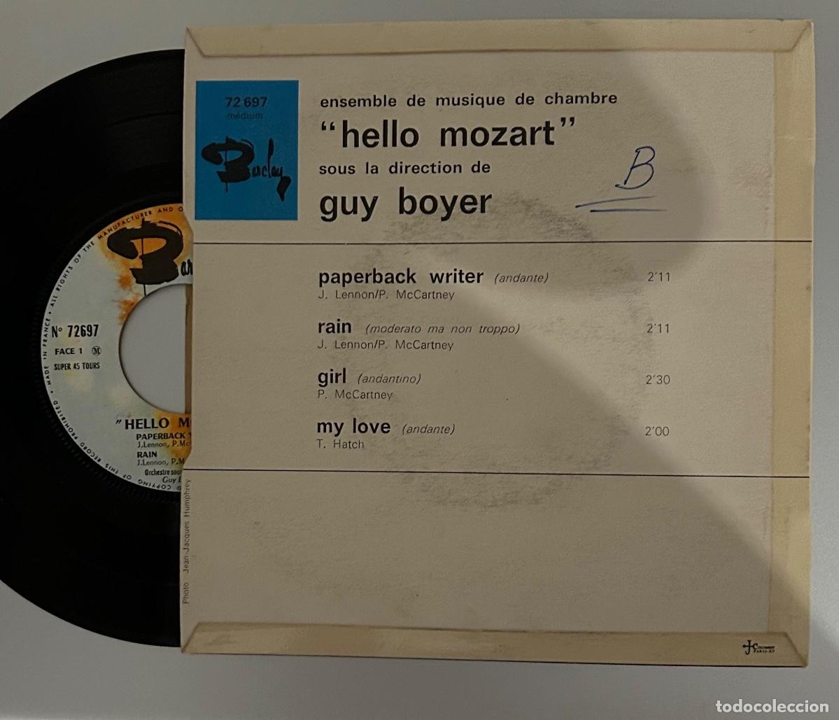 Discos de vinilo: Hello Mozart - Beatles cover - 1966 - Foto 2