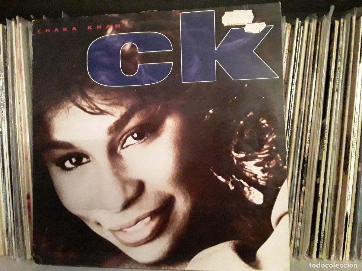 Discos de vinilo: Chaka Khan &lrm;&ndash; CK - lp edic. spain 1988 - Foto 1
