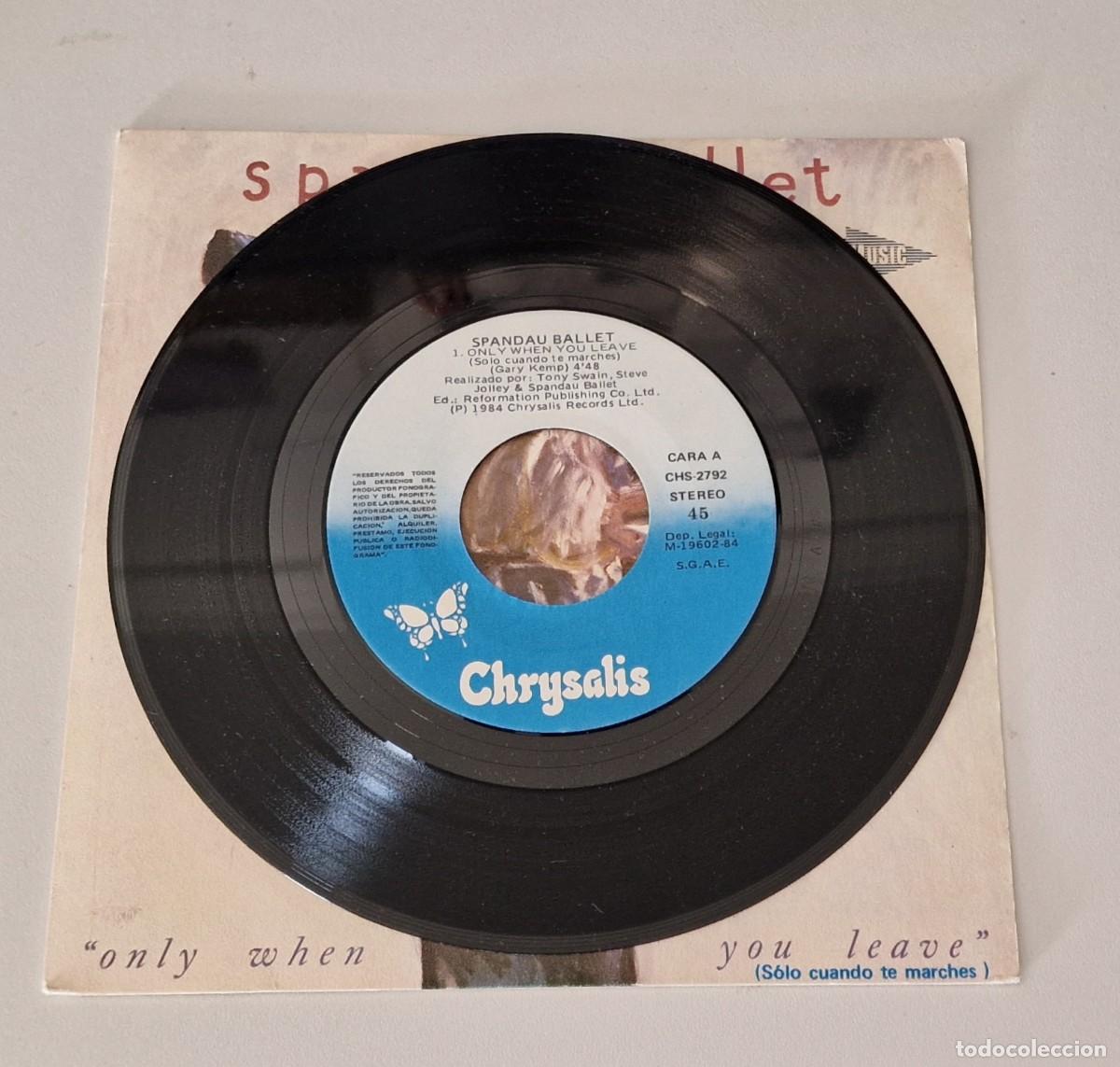 Discos de vinilo: Spandau Ballet &rdquo;Only When you leave&rdquo; (vinilo) - Foto 4