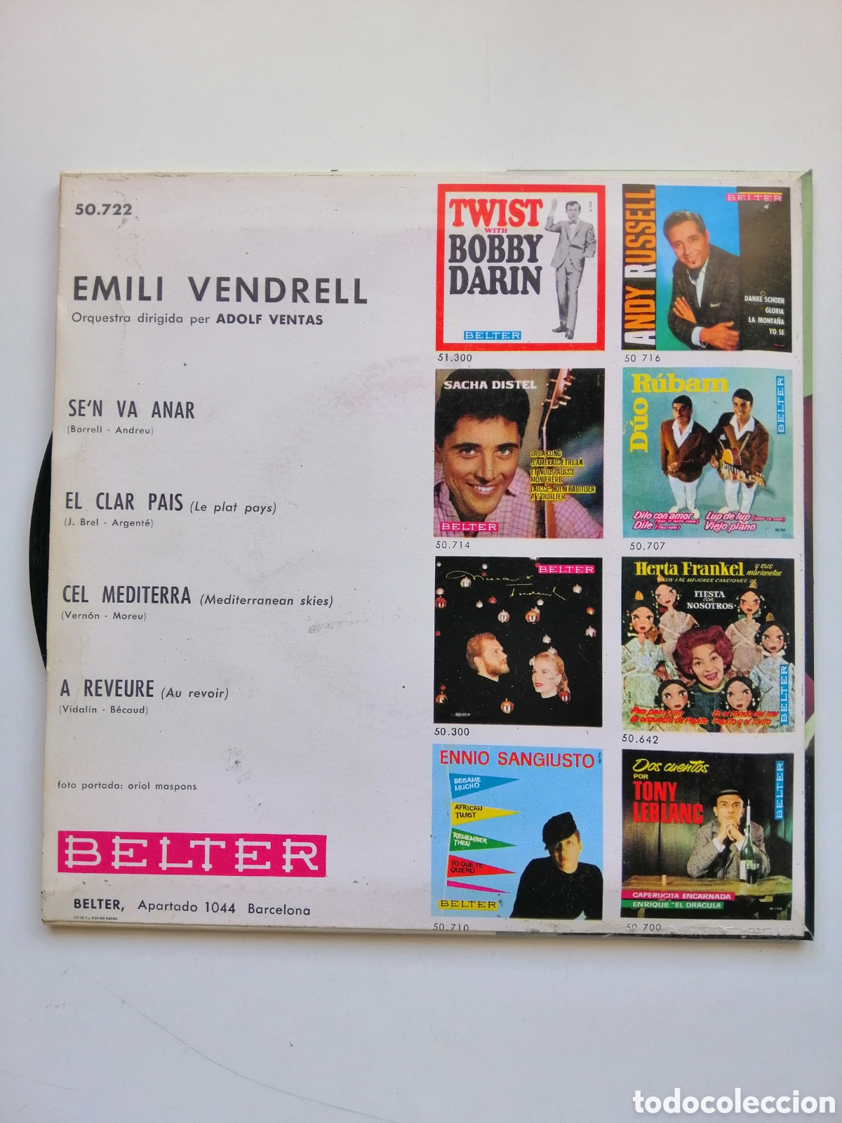 Discos de vinilo: Sen va anar Emili Vendrell vinilo - Foto 2