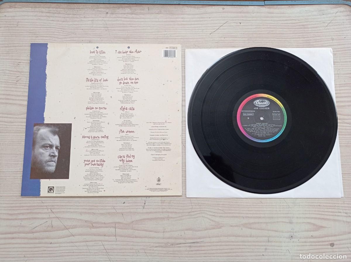 Discos de vinilo: Joe Cocker - Night Calls LP - Foto 2