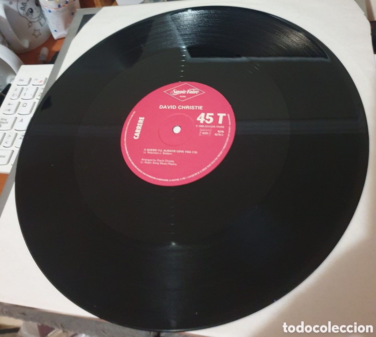 Discos de vinilo: David Christie - Ra&uacute;l down to Sallys - Foto 2