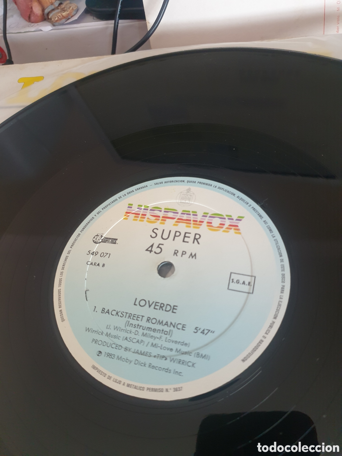 Discos de vinilo: Loverde - Backstreet romance - Foto 3