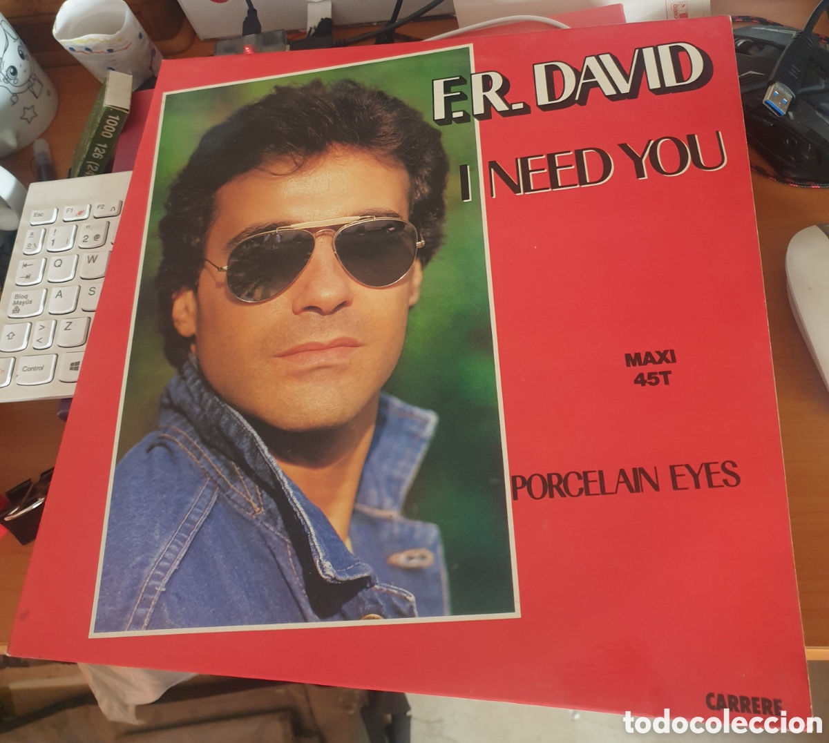 Discos de vinilo: F. R. David - I need you - Foto 1
