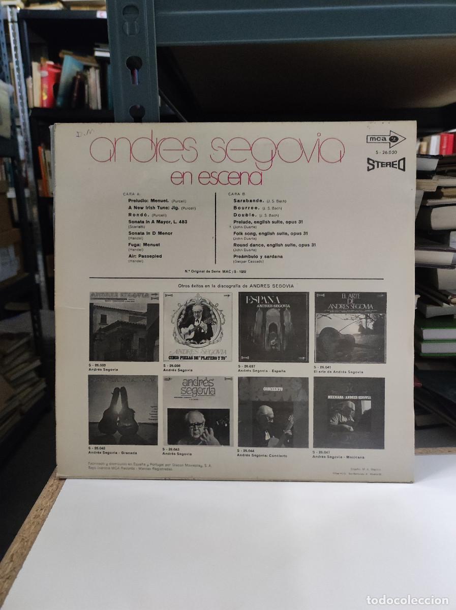 Discos de vinilo: Andres Segovia &ndash; En Escena - Foto 2