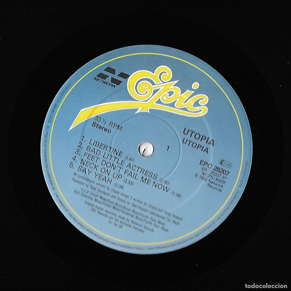 Discos de vinilo: TODD RUNDGREN / UTOPIA: UTOPIA. GENIO DEL PROGRESIVO / ART ROCK. ORIGINAL U.S.A. - Foto 3