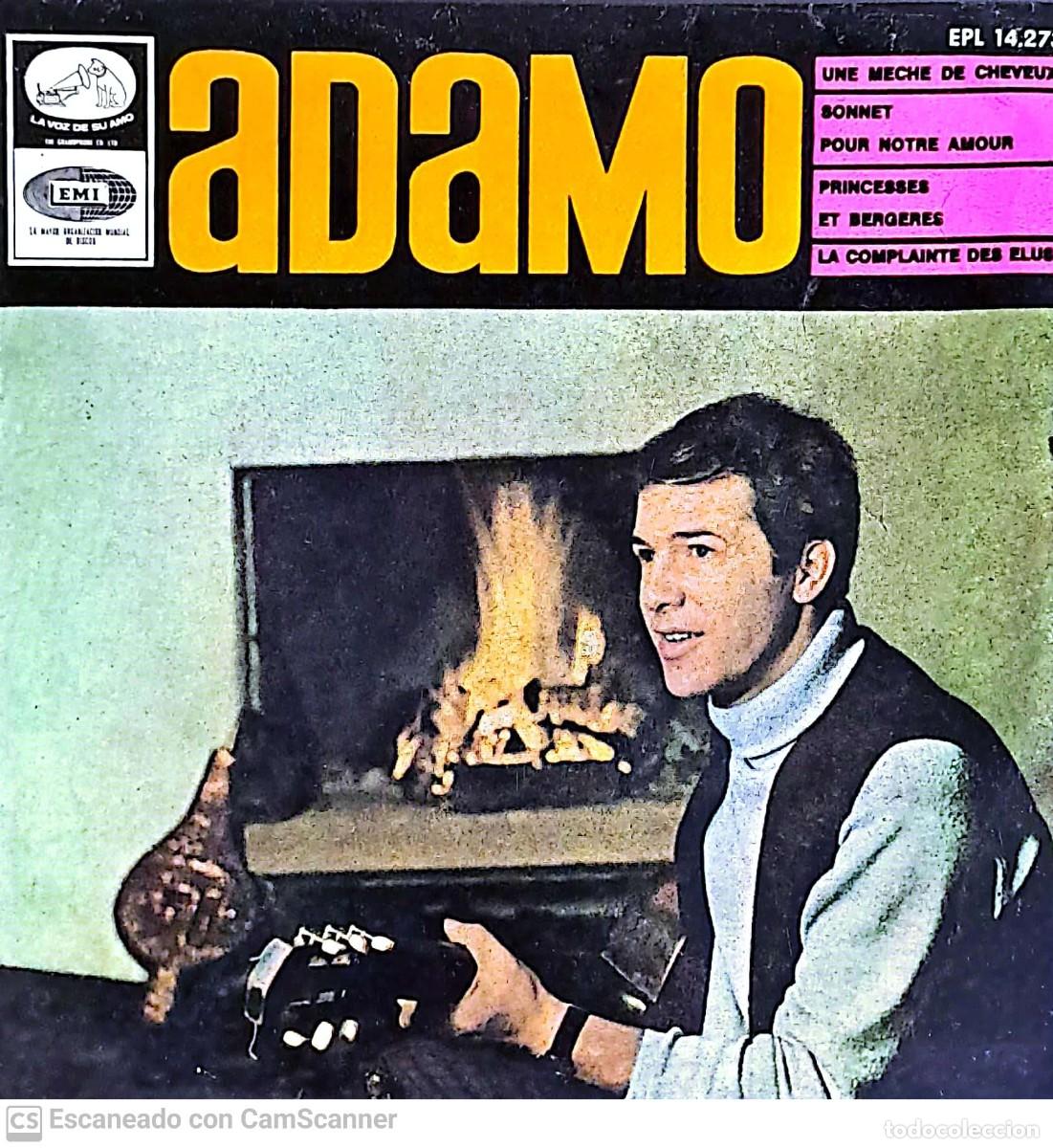 Discos de vinilo: Adamo &lrm;&ndash; Une Meche De Cheveux - Foto 1