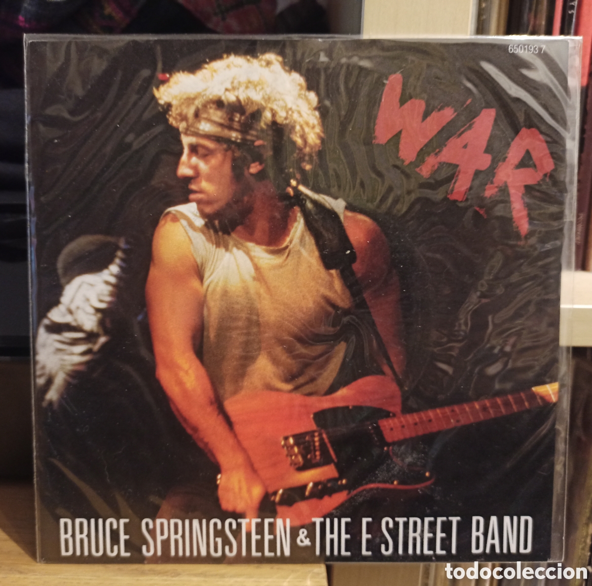 Discos de vinilo: Bruce Springsteen -War single - Foto 1
