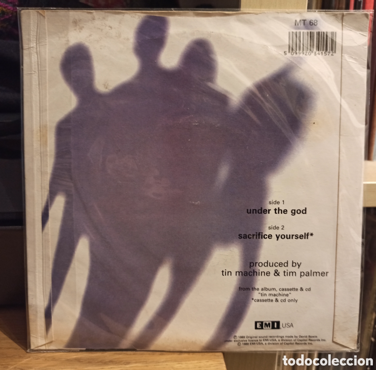 Discos de vinilo: Tin Machine-Under The God 7&rdquo; - Foto 2