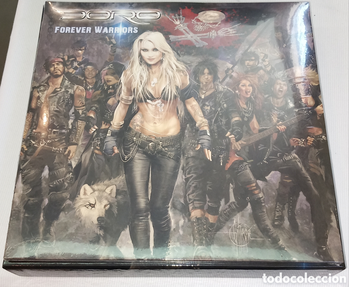 Discos de vinilo: 2LP + 2CD - DORO - FOREVER WARRIORS / FOREVER UNITED - EDICI&Oacute;N LIMITADA - Foto 2