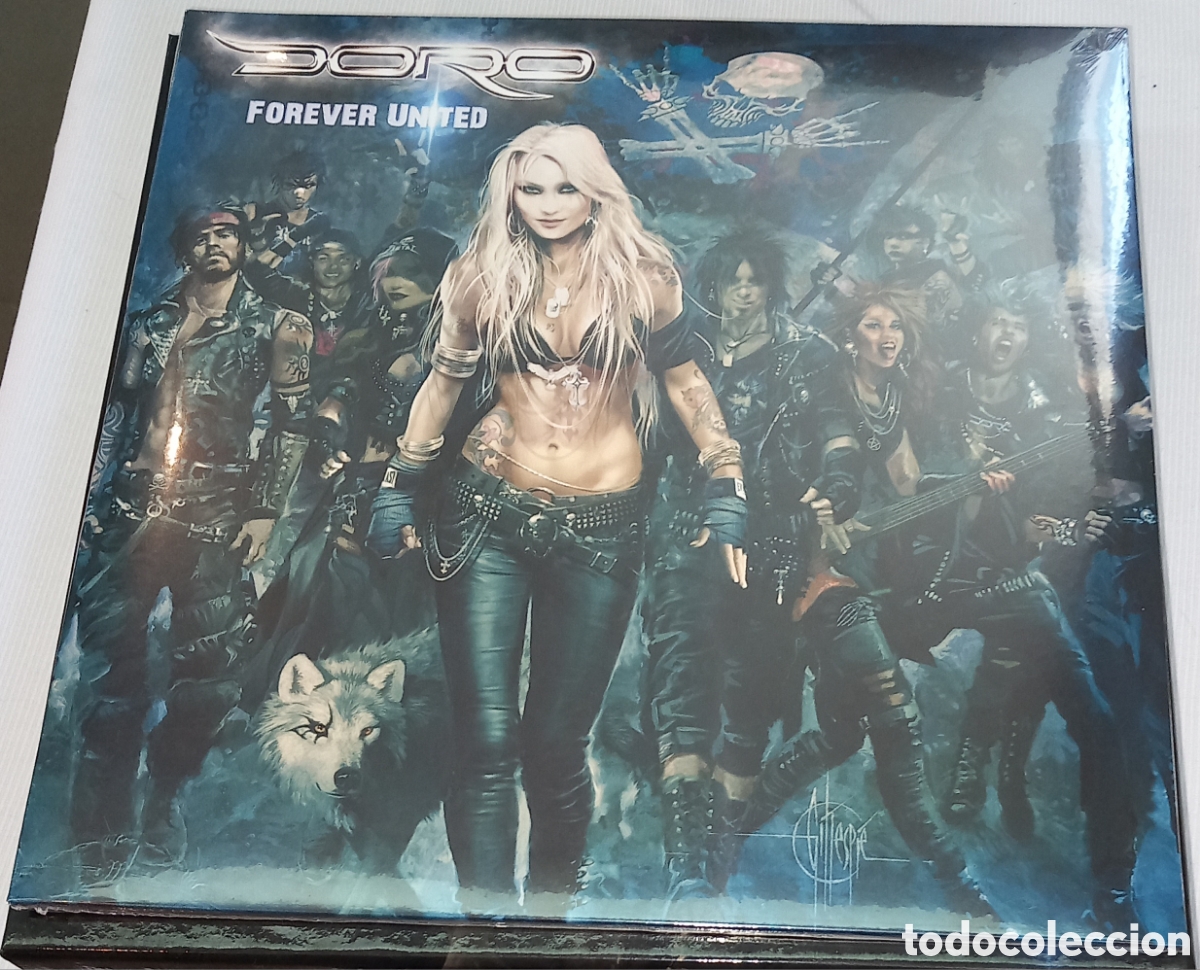 Discos de vinilo: 2LP + 2CD - DORO - FOREVER WARRIORS / FOREVER UNITED - EDICI&Oacute;N LIMITADA - Foto 3
