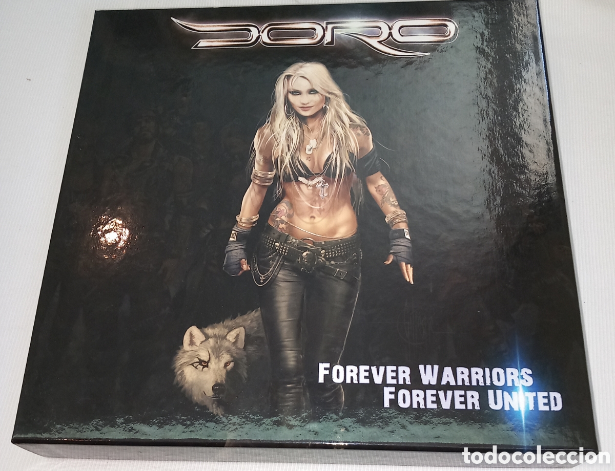 Discos de vinilo: 2LP + 2CD - DORO - FOREVER WARRIORS / FOREVER UNITED - EDICI&Oacute;N LIMITADA - Foto 1