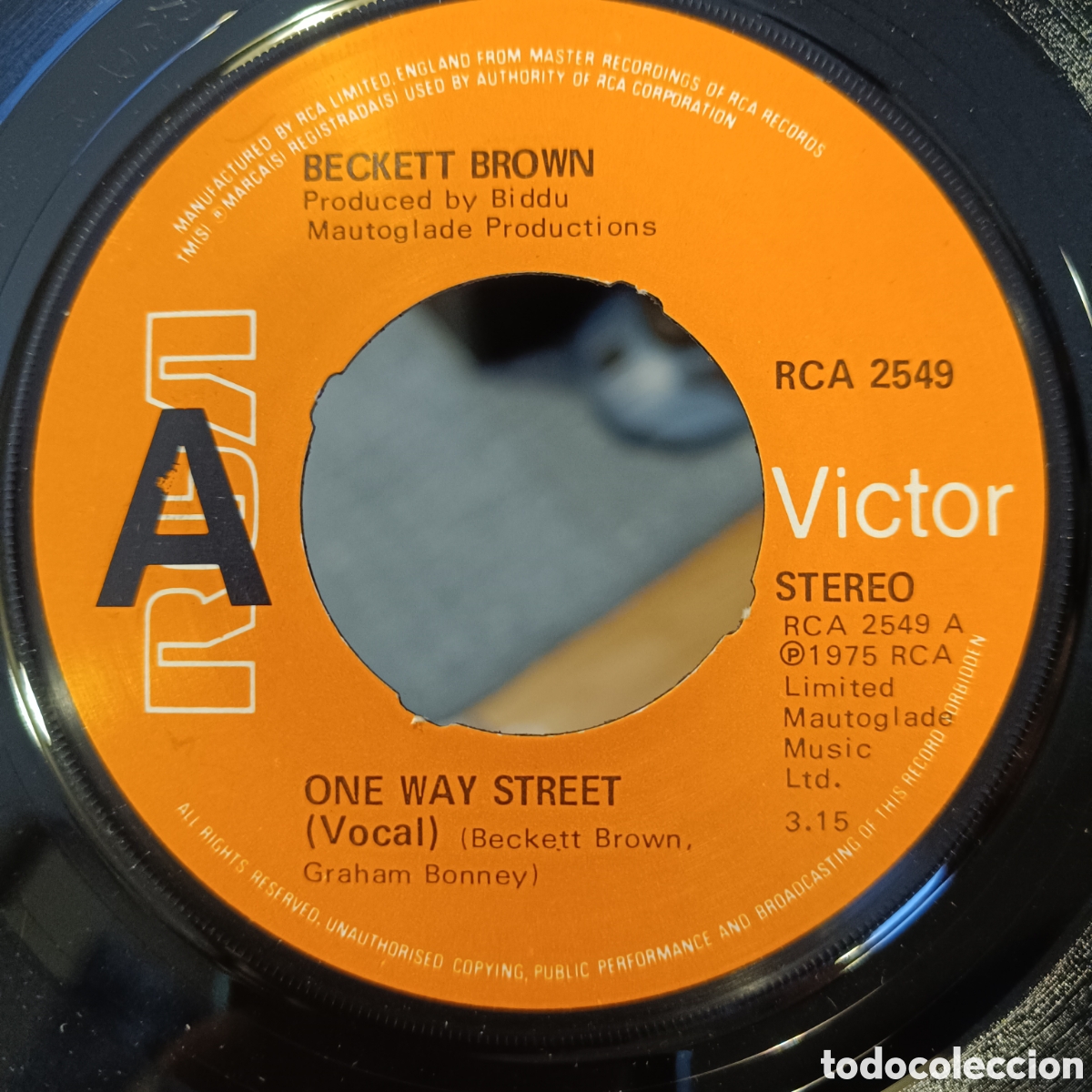 Discos de vinilo: Beckett Brown &ndash; One Way Street - Foto 1
