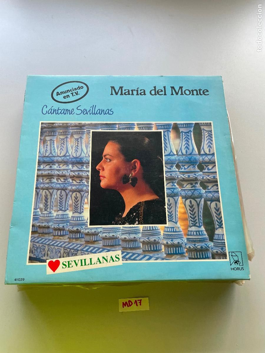Discos de vinilo: Disco de Vinilo Lps Mar&iacute;a del Monte - Foto 1