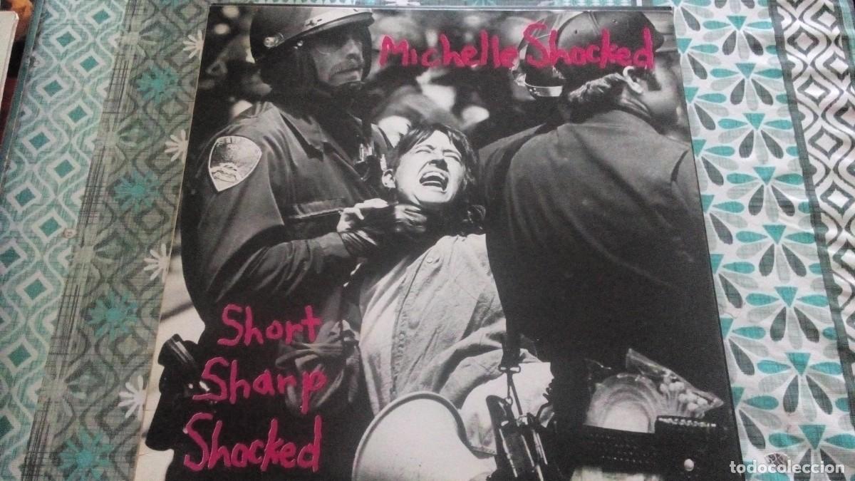 Discos de vinilo: Michelle Shocked &ndash; Short Sharp Shocked LP SPAIN 1988 - Foto 1