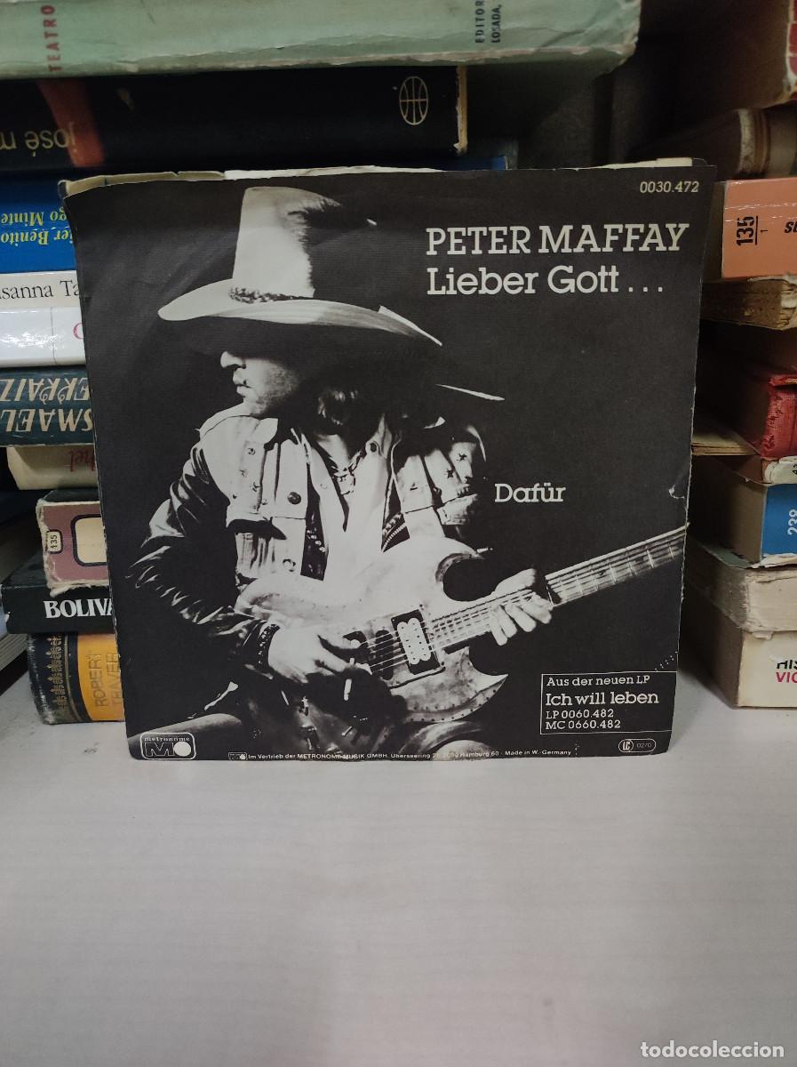 Discos de vinilo: Peter Maffay &ndash; Lieber Gott ... / Daf&uuml;r - Foto 2