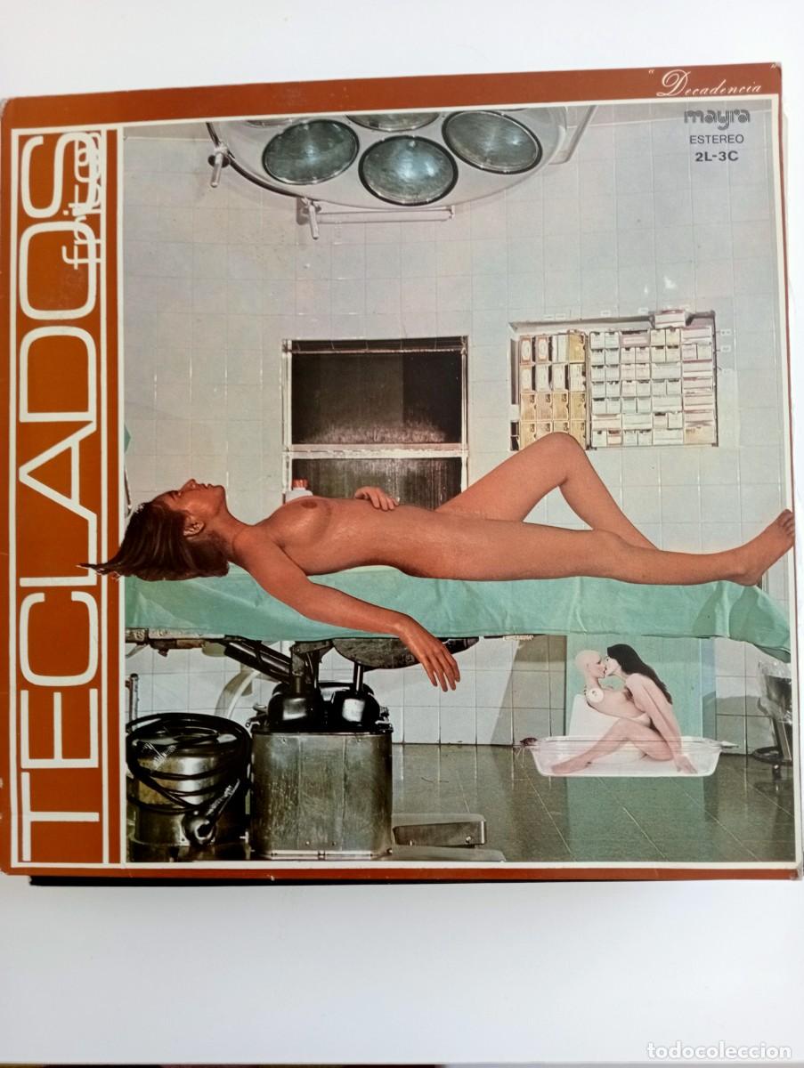 Discos de vinilo: Teclados Fritos - Decadencia LP 1980 insert - Foto 1