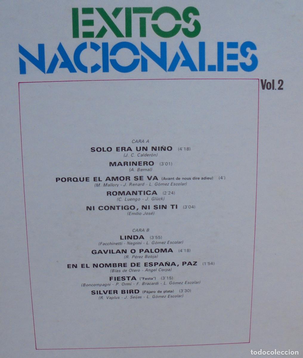 Discos de vinilo: &Eacute;xitos nacionales, vol. 2. Olympo 1977 -- LP - Foto 3