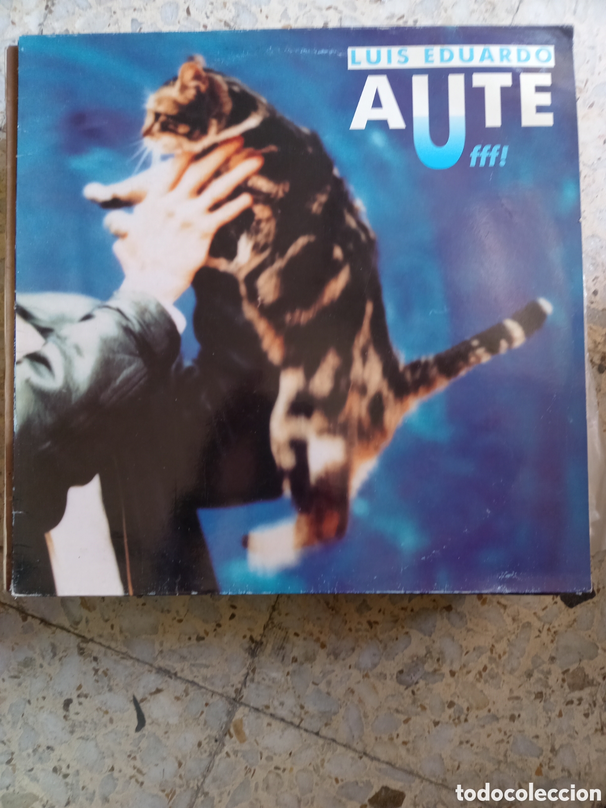 Discos de vinilo: LP LUIS EDUARDO AUTE UFFF 1991 INSERT - Foto 1