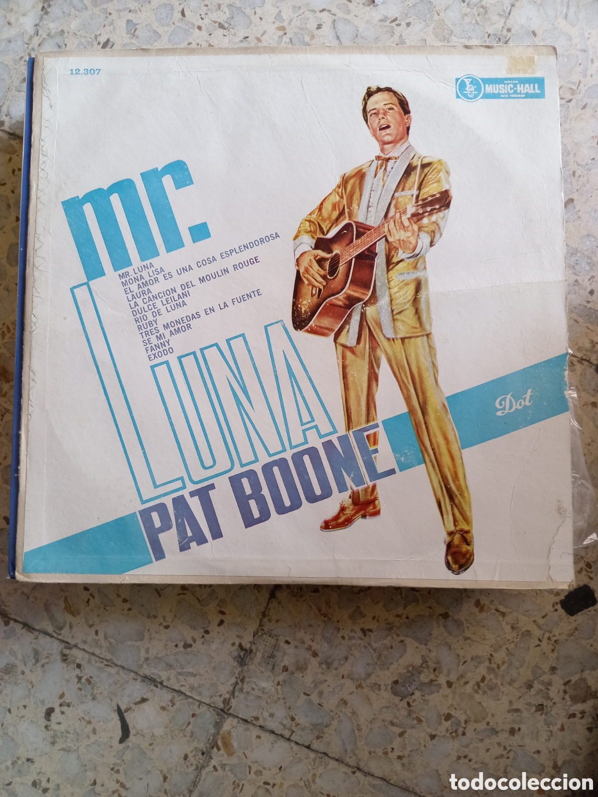Discos de vinilo: LP PAT BOONE SE&Ntilde;OR LUNA URUGUAY - Foto 1