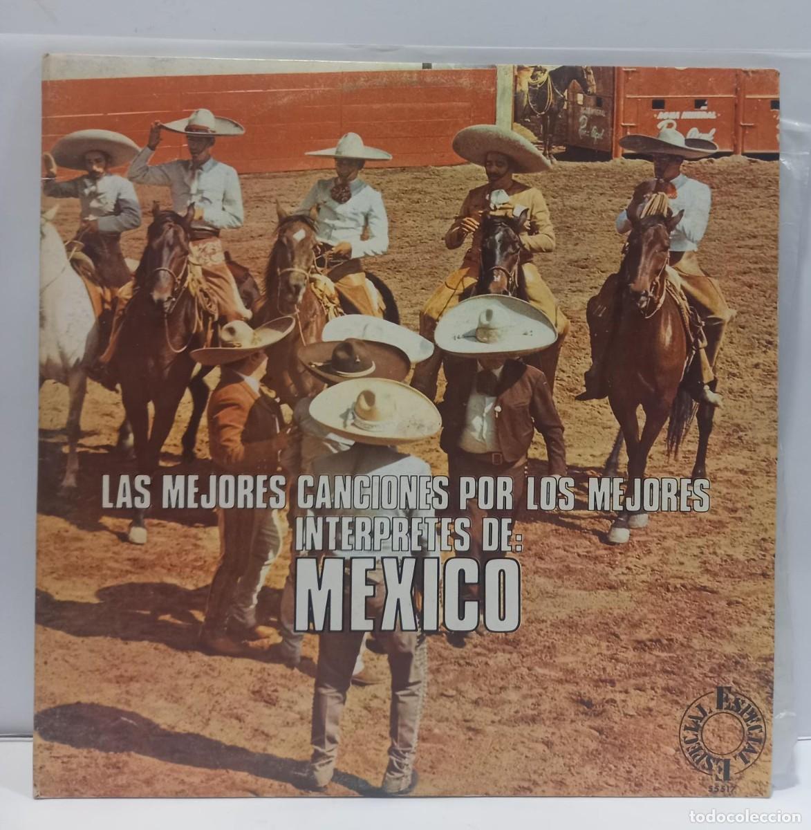 Disques de vinyle: LAS MEJORES CANCIONES POR LOS MEJORES INTERPRETES DE: MEXICO. DOS VINILOS(2xLP,Recopilaci&oacute;n). CCM2-C