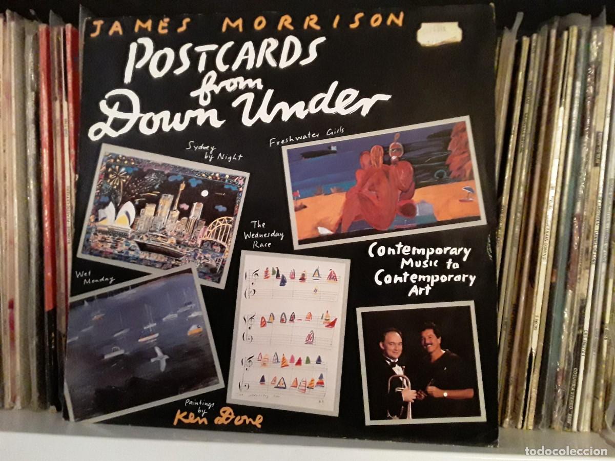 Discos de vinilo: James Morrison &lrm;&ndash; Postcards From Down Under - lp edic. germany 1988 - Foto 1