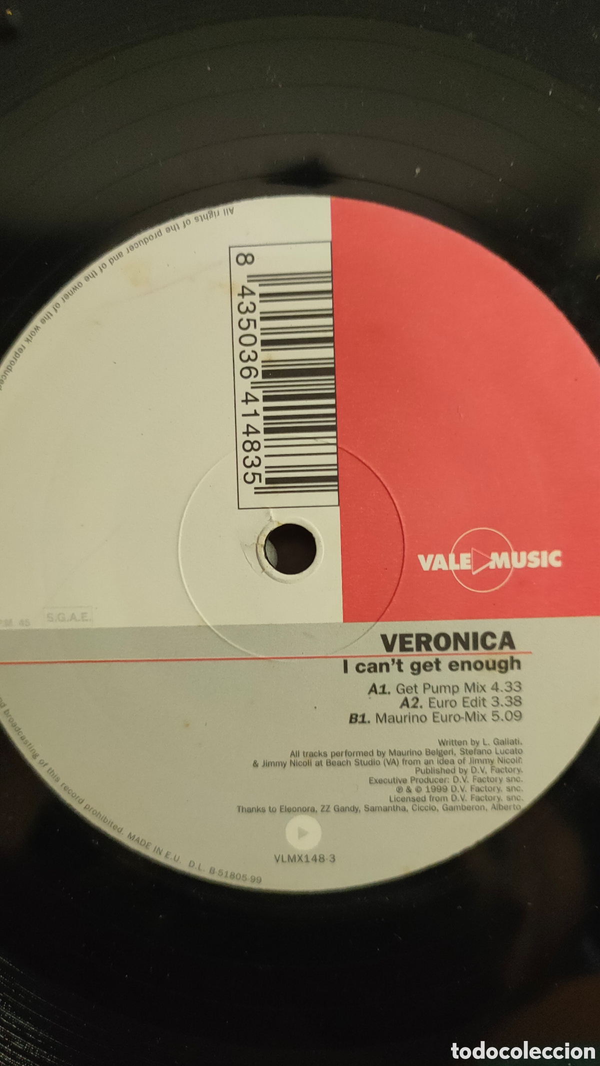 Discos de vinilo: Veronica &ndash; I Cant Get Enough ..2000 original Spain... LP disco de vinilo - Foto 3