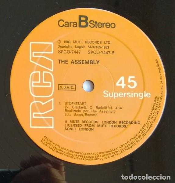 Discos de vinilo: The Assembly &ndash; Never Never (Extended Version) . Maxi single..1983 original Spain LP disco de vinilo - Foto 4