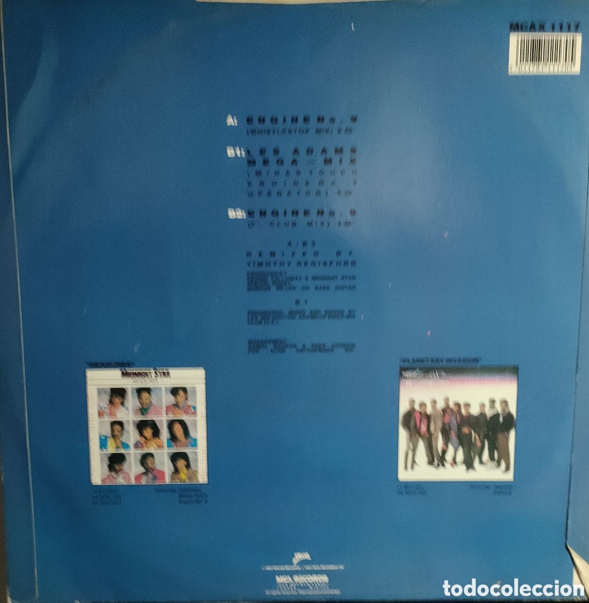 Discos de vinilo: Midnight Star &ndash; Engine No. 9 ..1987 original UK.. LP disco de vinilo - Foto 2