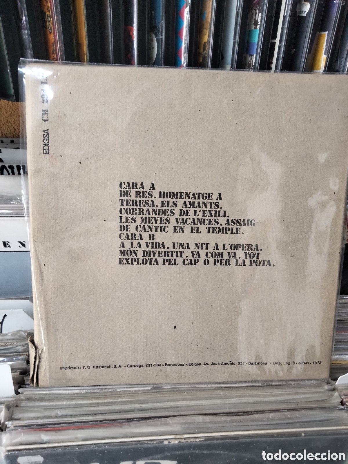 Discos de vinilo: Ovidi montllor a alcoi - Foto 2