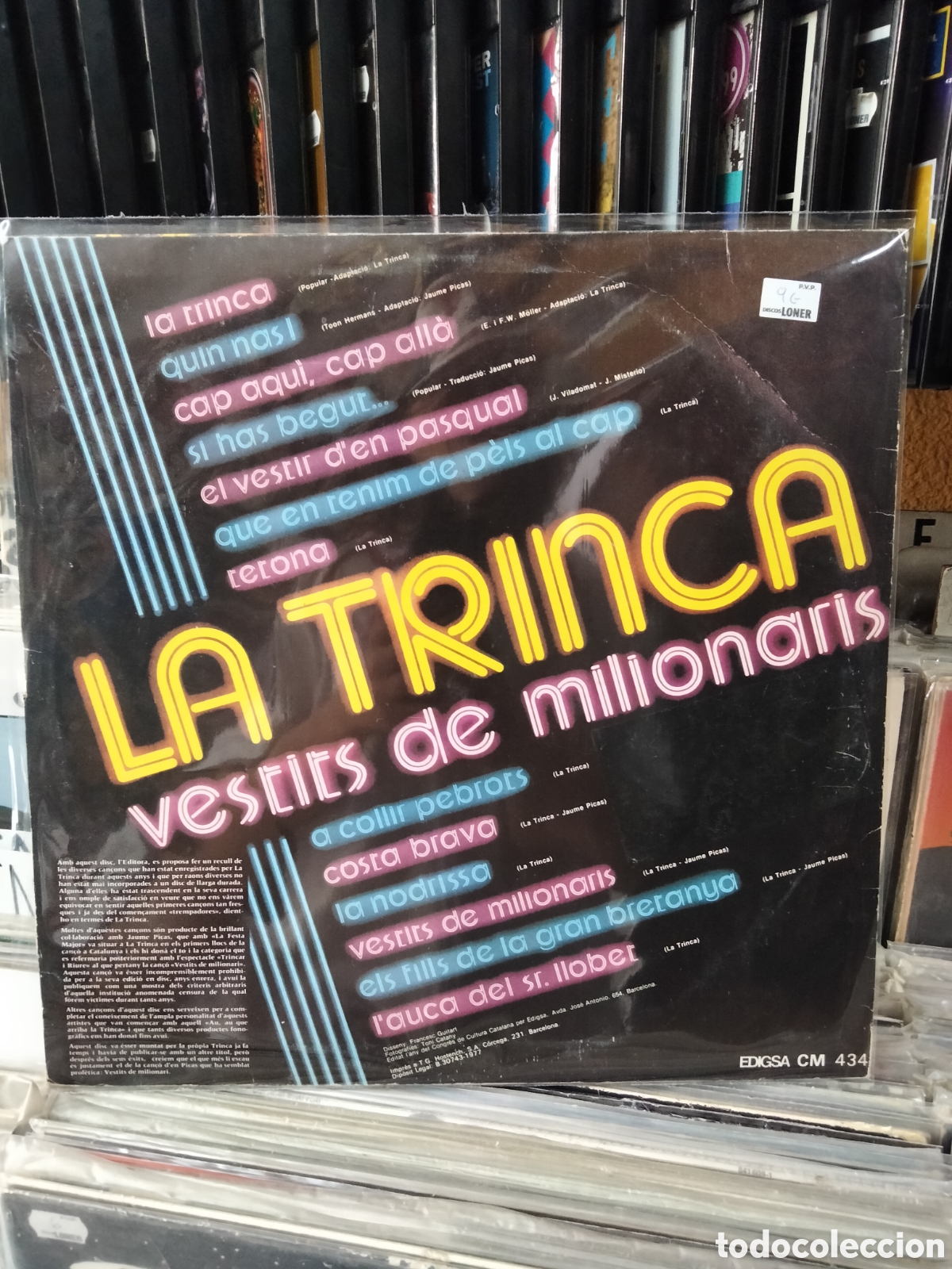 Discos de vinilo: La trinca vestits de millonaris - Foto 2